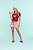 Pijama Bem me Quero Vermelho- Manga curta (Short Doll) - Imagem 1
