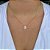 Colar  Filha Menina Vestido Rosa - Semijoia Banhada a Ouro 18k - Imagem 8