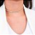 Colar choker Riviera  Cristal Zirconia  Grossa 4mm  - Semijoia Banhada a Ouro 18k - Imagem 1