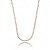 Colar choker Riviera  Cristal Zirconia  Grossa 4mm  - Semijoia Banhada a Ouro 18k - Imagem 3