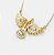 Colar Espirito Santo Cravejado em Zirconia -  Semijoia Banhado a Ouro 18K - Imagem 3