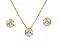 Conjunto Ponto de Luz 6mm - BRINCO + COLAR - Banhada a Ouro 18K - Semijoia - Imagem 2
