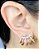 Brinco Mini Earcuff Cristal - Brilho com Atitude no Seu Estilo - Semijoia Banhada a Ouro 18K - Imagem 9