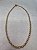 Colar/ Chocker Elo Portugues Longo Fecho Boia - Semijoia Banhada Ouro 18 K - Imagem 4