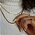 Colar Correntaria/ Chocker / Gargantilha Elos Pequenos Retangulares - Semijoia Banhada Ouro 18 K - Imagem 1
