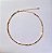 Colar Chocker Riviera de Zirconias Coloridas Candy 3mm - Semijoia Banhada a Ouro 18k - Imagem 1