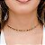 Colar Chocker Riviera Retangular de Zirconias Baguete Coloridas Candy - Banhada a Ouro 18k - Semijoia - Imagem 2