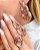 Conjunto Glamour Colors Brinco mais Anel - Todo Cravejado - Semijoia Banhada Ouro 18k - Imagem 1