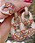 Conjunto Glamour Colors Brinco mais Anel - Todo Cravejado - Semijoia Banhada Ouro 18k - Imagem 2