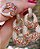 Conjunto Glamour Colors Brinco mais Anel - Todo Cravejado - Semijoia Banhada Ouro 18k - Imagem 3