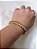 Bracelete/ Pulseira Liso/Trabalhado - Semijoia Delicada Banhada a Ouro 18K - Imagem 2