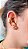 Piercing Fake Liso Largo - Banhada a Ouro 18K - Semijoia - Imagem 1