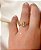 Anel Religioso Nossa Senhora Cravejado Elegante Delicado- Banhado a Ouro 18k - Semijoia - Imagem 5