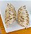 Piercing Fake Asas Grande Todo Cravejado - Banhada a Ouro 18K - Semijoia - Imagem 3