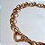 Colar/ Chocker Fecho Coração Elo Médio Oval/Correntaria  - Semijoia Banhada Ouro 18 K - Imagem 4