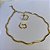Colar/ Chocker /Gargantilha/ Aro  Ondulado Fino 3mm - Semijoia Banhada Ouro 18 K - Imagem 1