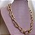 Colar/ Chocker Elo Médio Oval/Correntaria  - Semijoia Banhada Ouro 18 K - Imagem 4