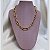 Colar/ Chocker Elo Médio Oval/Correntaria  - Semijoia Banhada Ouro 18 K - Imagem 1