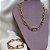 Colar/ Chocker Elo Médio Oval/Correntaria  - Semijoia Banhada Ouro 18 K - Imagem 7