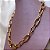 Colar/ Chocker Elo Médio Oval/Correntaria  - Semijoia Banhada Ouro 18 K - Imagem 3