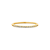 Anel Aparador Cravejado Fino Minimalista - Banhado a Ouro 18k - Semijoia - Imagem 2