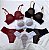 Conjunto Valentine Sutiã Alça Removível / Alça de Corretaria Transformando em Colar Chocker - Todo em Renda - Sensual - Imagem 4