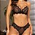 Conjunto Valentine Sutiã Alça Removível / Alça de Corretaria Transformando em Colar Chocker - Todo em Renda - Sensual - Imagem 2
