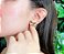 Ear Cuff Borboletas Semijóia Banho Prata e Dourado - Imagem 7