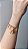 Pulseira FE/ESPIRITO SANTO/NOSSA SENHORA Corrente Em Elos Com Pingentes Bracelete - Semijoia Banhada a Ouro 18k - Imagem 1