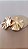 Brinco Circular Frontal Liso Franzido- Banhado a Ouro 18K - Semijoia - Imagem 2