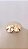 Brinco Circular Frontal Liso Franzido- Banhado a Ouro 18K - Semijoia - Imagem 3