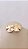 Brinco Circular Frontal Liso Franzido- Banhado a Ouro 18K - Semijoia - Imagem 1