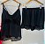 Pijama Short Doll Mara de Poa / Bolinha Baby Doll Malha Fria - Imagem 3