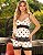 Pijama Short Doll Mara de Poa / Bolinha Baby Doll Malha Fria - Imagem 2