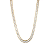 Colar Choker Riviera Baguete de 5,7mm   - Semijoia Banhada a Ouro 18k - Imagem 2