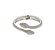 Bracelete Cobra Trabalhado Feixo Encaixe Banho Dourado Ouro 18K e Banho Prata 925- Semijoia - Imagem 2