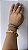 Bracelete Redondo Martelado Feixo Encaixe Banho Dourado Ouro 18K e Banho Prata 925- Semijoia - Imagem 1