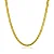 Colar Malha Corrente Lacraia/ Salamandra ou Serpente de 5mm - Semijoia Banhada a Ouro 18K - Imagem 2