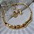 Colar Aro Autentic Rocha Orgânica - Chocker - Semijoia Banhada a Ouro 18K - Imagem 2