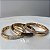 Bracelete Glamour - Semijoia Banhada a Ouro 18K - Imagem 2