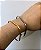 Bracelete Quadrado Fino Liso Minimalista Geométrico - Semijoia Banhada a Ouro 18K ou Rodio - Imagem 1