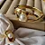 Bracelete de Pérola Dourada – Elegância Atemporal - Semijoia Banhada a Ouro 18k ou Rodio - Imagem 1