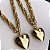 Colar Coração Lilian – Amor em Forma de Elegância - Colar Corrente de Elo - Semijoia Banho Ouro 18K - Imagem 2