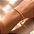 Pulseira Cordão Baiano ou Cabo de Aço 3mm - Semijoia Banhada a Ouro 18k - Imagem 1