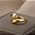 Anel Gotas Liso Ajustavel /Regulavel - Banhado a Ouro 18k - Semijoia - Imagem 2