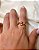 Anel Gotas Liso Ajustavel /Regulavel - Banhado a Ouro 18k - Semijoia - Imagem 3