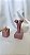Brinco Ear Hook Gota Dupla Liso - Meia Argola - Banhada a Ouro 18K - Semijoia - Imagem 2