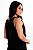 Blusa Feminina Com Transparencia Preta E Cropped Tomara que Caia - Imagem 2