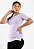 Blusa Fitness Lisa Manga Curta Metamorfose Lilás - Imagem 1