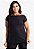 Blusa Fitness Tela Manga Curta Preto - Imagem 4